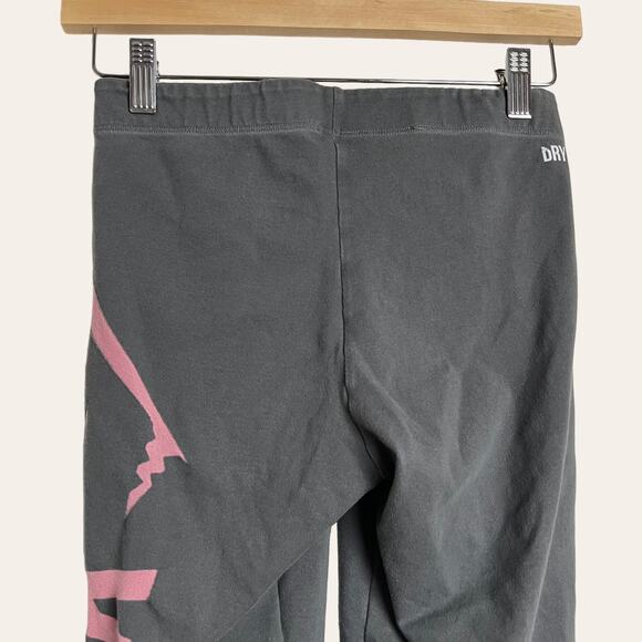 Gymshark Dry Gray and Pink Side Logo Pull On Athletic Leggings Size Small - Picture 5 of 8